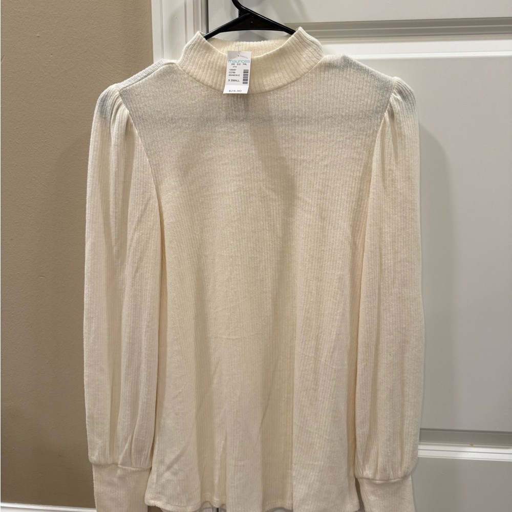 Maurice’s Elegant Cream Turtleneck Sweater